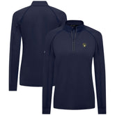 Milwaukee Brewers Levelwear Women's Kinetic Insignia Quarter-Zip Pullover - MLB