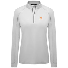 San Francisco Giants Levelwear Women's Kinetic Insignia Quarter-Zip Pullover - MLB