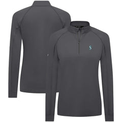 Seattle Mariners Levelwear Women's Kinetic Insignia Quarter-Zip Pullover - MLB