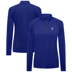 Texas Rangers Levelwear Women's Kinetic Insignia Quarter-Zip Pullover - MLB