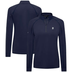 Detroit Tigers Levelwear Women's Kinetic Insignia Quarter-Zip Pullover - MLB