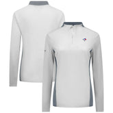 Toronto Blue Jays Levelwear Women's Moxie Insignia Quarter-Zip Pullover - MLB