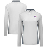 Chicago Cubs Levelwear Women's Moxie Insignia Quarter-Zip Pullover - MLB