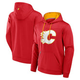 Calgary Flames Fanatics Defender Pullover Hoodie - Red - NHL