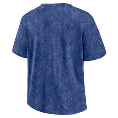 Tampa Bay Lightning Fanatics Women's Faded Wash T-Shirt - Blue - NHL