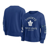 Toronto Maple Leafs Fanatics Women's Go Team Pullover Sweatshirt - Blue - NHL