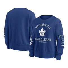 Toronto Maple Leafs Fanatics Women's Go Team Pullover Sweatshirt - Blue - NHL