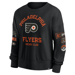 Philadelphia Flyers Fanatics Women's Go Team Pullover Sweatshirt - Black - NHL