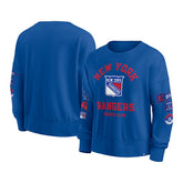 New York Rangers Fanatics Women's Go Team Pullover Sweatshirt - Blue - NHL