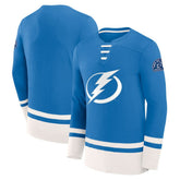Tampa Bay Lightning Fanatics High Point Long Sleeve T-Shirt - Blue - NHL