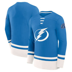 Tampa Bay Lightning Fanatics High Point Long Sleeve T-Shirt - Blue - NHL