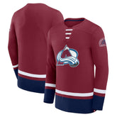 Colorado Avalanche Fanatics High Point Long Sleeve T-Shirt - Burgundy - NHL
