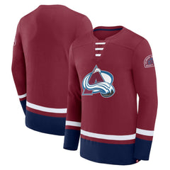 Colorado Avalanche Fanatics High Point Long Sleeve T-Shirt - Burgundy - NHL