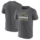 Vegas Golden Knights Fanatics Property Of T-Shirt - Heather Charcoal - NHL