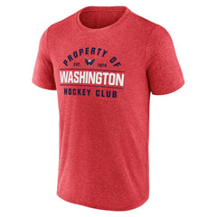 Washington Capitals Fanatics Property Of T-Shirt - Heather Red - NHL