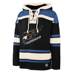 Alexander Ovechkin Washington Capitals '47 Player Name & Number Lacer Pullover Hoodie - Black - NHL
