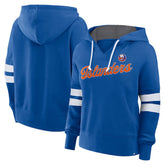 New York Islanders Fanatics Women's Oversized Seize Pullover Hoodie - Royal - NHL