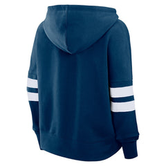 Seattle Kraken Fanatics Women's Oversized Seize Pullover Hoodie - Deep Sea Blue - NHL
