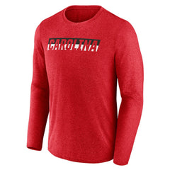 Carolina Hurricanes Fanatics Transition Long Sleeve T-Shirt - Heather Red - NHL