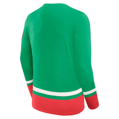 New Jersey Devils Fanatics Vintage High Point Long Sleeve T-Shirt - Green - NHL
