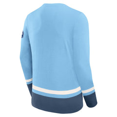 Pittsburgh Penguins Fanatics Vintage High Point Long Sleeve T-Shirt - Light Blue - NHL