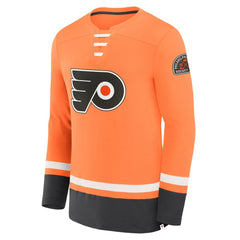 Philadelphia Flyers Fanatics Vintage High Point Long Sleeve T-Shirt - Orange - NHL