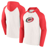 Carolina Hurricanes Fanatics Vintage Winger Pullover Hoodie - White - NHL
