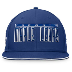 Toronto Maple Leafs Fanatics Fundamental Gino Stack Snapback Hat - Blue - NHL