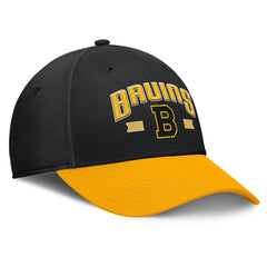 Boston Bruins Fanatics Heritage Captain Flex Hat - Black/Gold - NHL