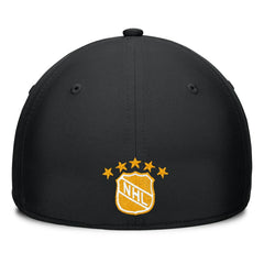 Boston Bruins Fanatics Heritage Captain Flex Hat - Black/Gold - NHL