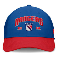 New York Rangers Fanatics Heritage Captain Flex Hat - Blue/Red - NHL