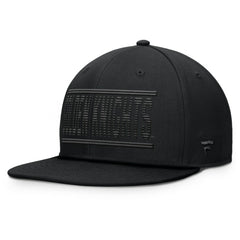 Vegas Golden Knights Fanatics Heritage Ice Time Wordmark Fitted Hat - Black - NHL