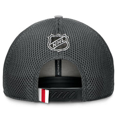 New York Rangers Fanatics Authentic Pro Home Ice Trucker Adjustable Hat - Gray - NHL