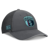 Seattle Kraken Fanatics Authentic Pro Home Ice Trucker Adjustable Hat - Gray - NHL