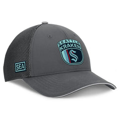 Seattle Kraken Fanatics Authentic Pro Home Ice Trucker Adjustable Hat - Gray - NHL