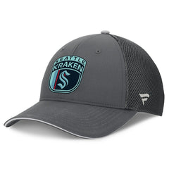 Seattle Kraken Fanatics Authentic Pro Home Ice Trucker Adjustable Hat - Gray - NHL