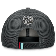Seattle Kraken Fanatics Authentic Pro Home Ice Trucker Adjustable Hat - Gray - NHL