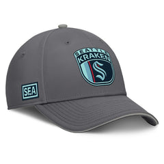 Seattle Kraken Fanatics Home Ice Flex Hat - Gray - NHL