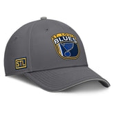 St. Louis Blues Fanatics Home Ice Flex Hat - Gray - NHL