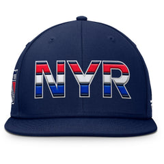 New York Rangers Fanatics Authentic Pro Alternate Jersey Snapback Hat - Navy - NHL