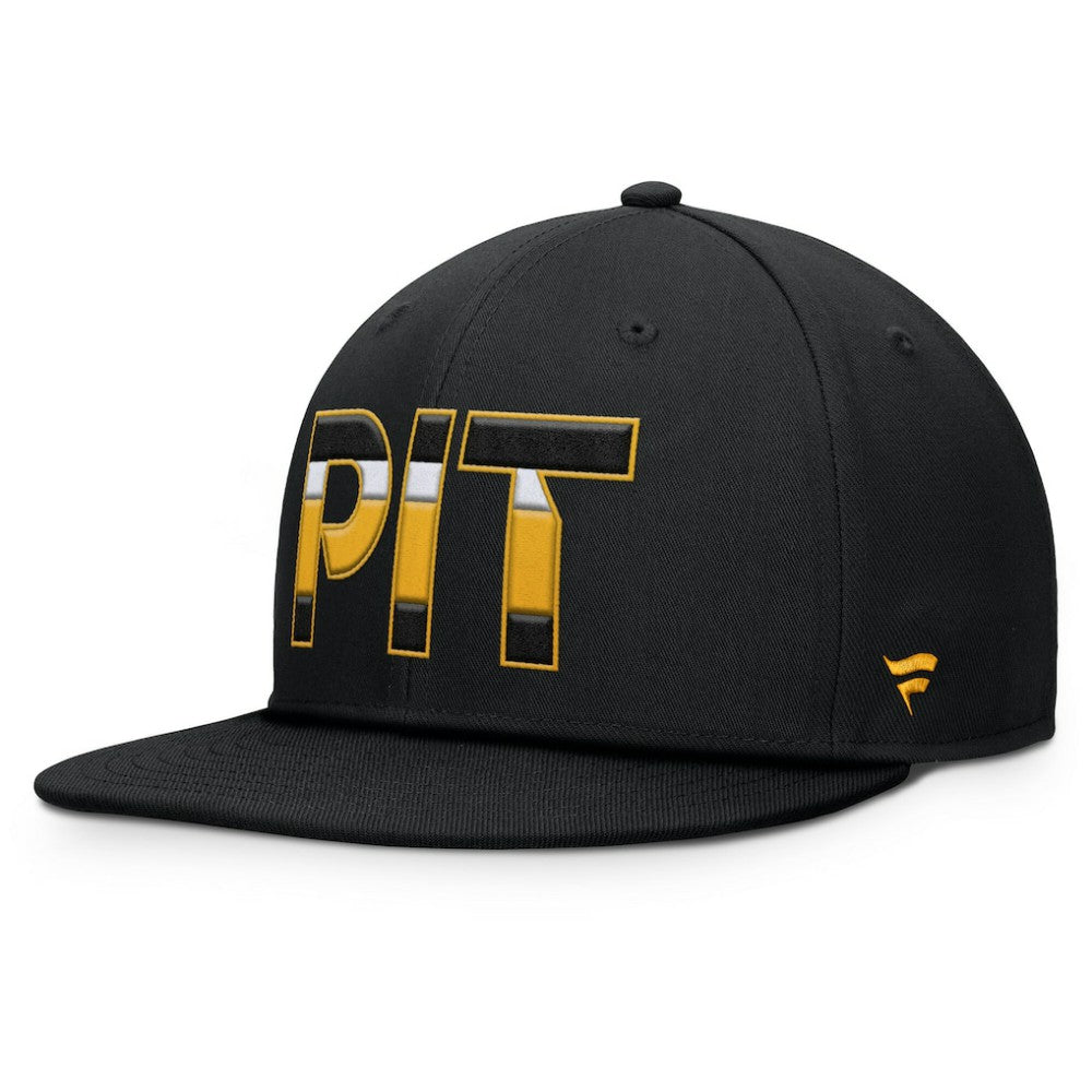 Pittsburgh Penguins Fanatics Authentic Pro Alternate Jersey Snapback Hat - Black - NHL