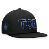 Toronto Maple Leafs Fanatics Authentic Pro Alternate Jersey Snapback Hat - Black - NHL