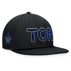 Toronto Maple Leafs Fanatics Authentic Pro Alternate Jersey Snapback Hat - Black - NHL