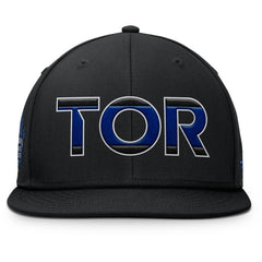 Toronto Maple Leafs Fanatics Authentic Pro Alternate Jersey Snapback Hat - Black - NHL
