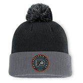 Philadelphia Flyers Fanatics Aspyn Cuffed Knit Hat with Pom - Black - NHL