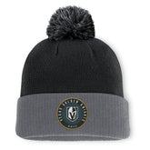 Vegas Golden Knights Fanatics Aspyn Cuffed Knit Hat with Pom - Black - NHL