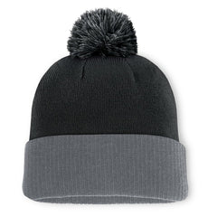 Los Angeles Kings Fanatics Aspyn Cuffed Knit Hat with Pom - Black - NHL
