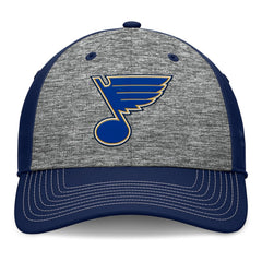 St. Louis Blues Fanatics Fundamental Top Shelf 2-Tone Flex Hat - Gray/Navy - NHL