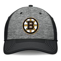Boston Bruins Fanatics Fundamental Top Shelf 2-Tone Flex Hat - Gray/Black - NHL