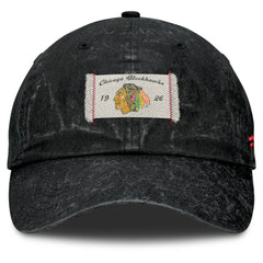 Chicago Blackhawks Fanatics Women's Heritage Away Game Adjustable Hat - Black - NHL